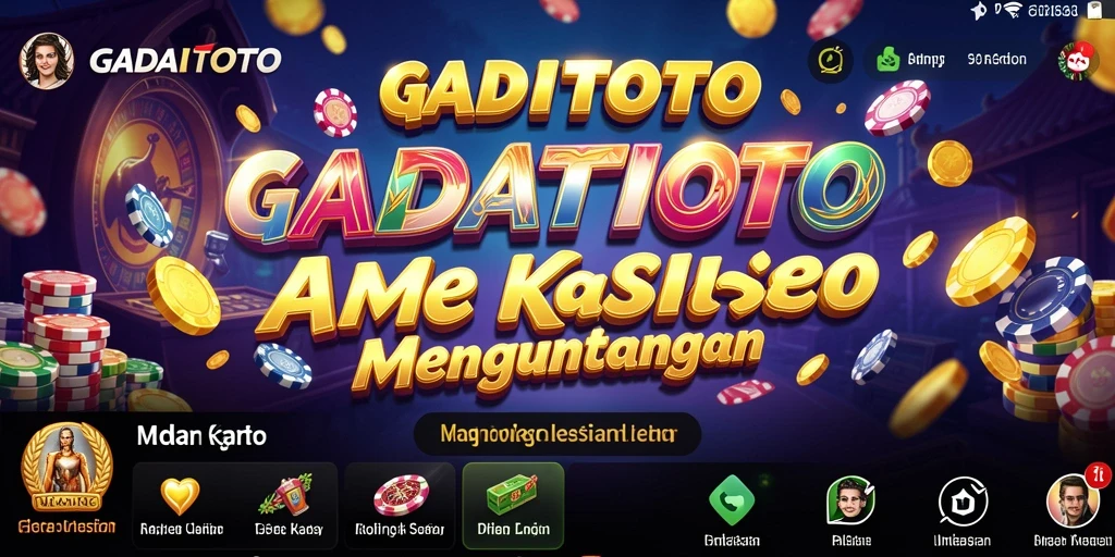 Tampilan menarik dari gameplay GADAITOTO di kasino.
