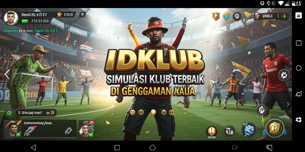 Screenshot menampilkan aksi seru dalam permainan IDKLUB.