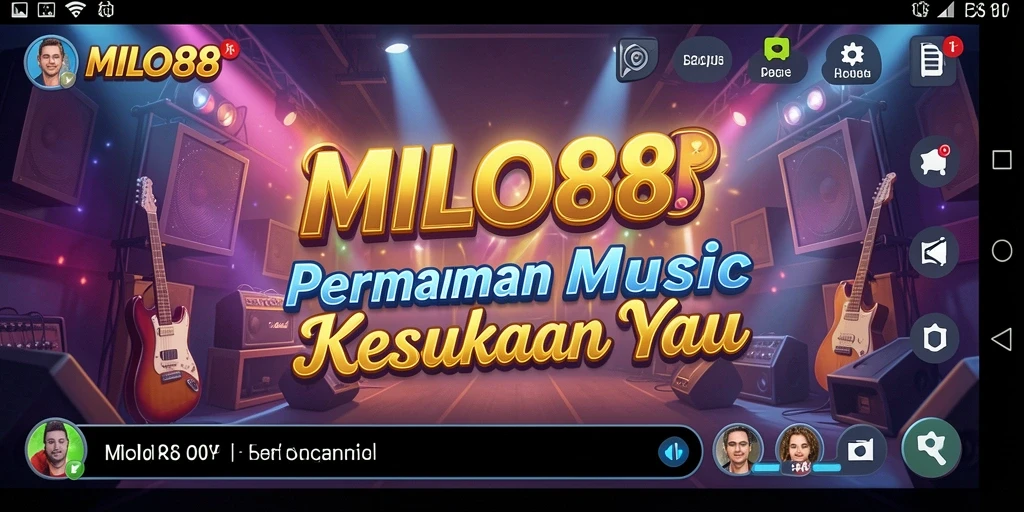 Tampilan gameplay <strong>MILO88</strong> yang menarik dan menyenangkan saat bermain musik.